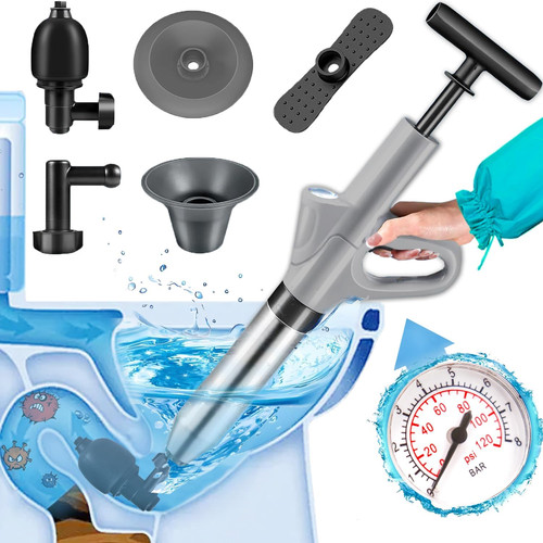 Unclog toilet plunger drain - toilet,