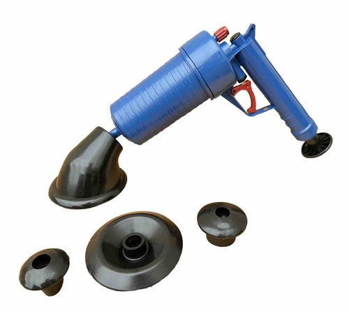 Home plunger air - drain, blaster